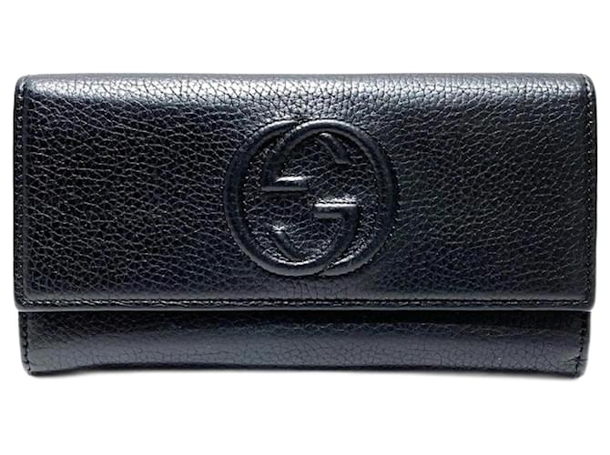 Gucci Soho Preto Couro  ref.1220124