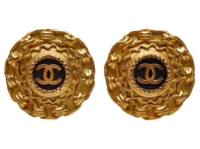 Chanel COCO Mark Dourado Banhado a ouro  ref.1220192