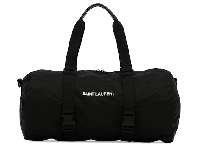 Saint Laurent Nuxx Duffle Bag aus schwarzem Nylon Tuch  ref.1220257