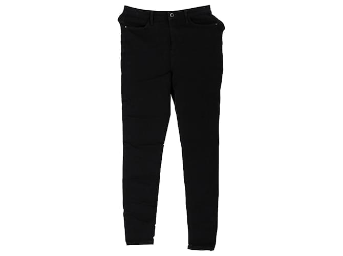 Tommy Hilfiger Womens Essential High Rise Skinny Fit Jeans Black Cotton  ref.1220324