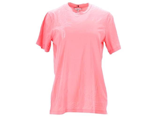 Tommy Hilfiger Womens Relaxed Fit T Shirt Pink Peach Cotton  ref.1220347