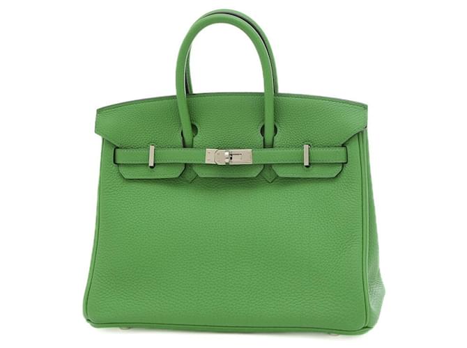 Hermès HERMES BIRKIN Green Leather  ref.1220452