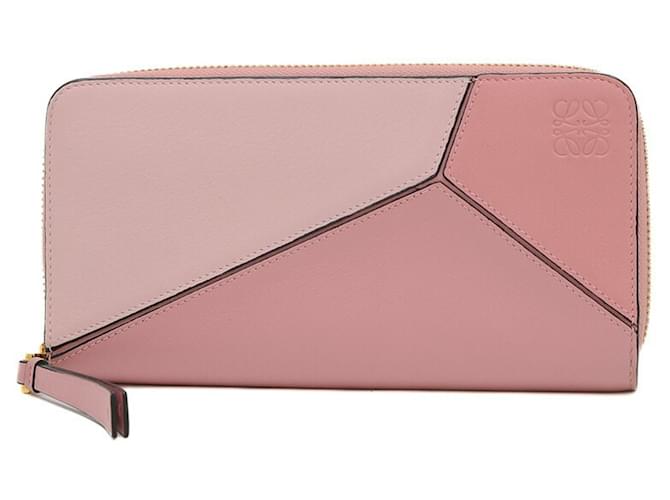 Loewe Puzzle Pink Leather  ref.1220455
