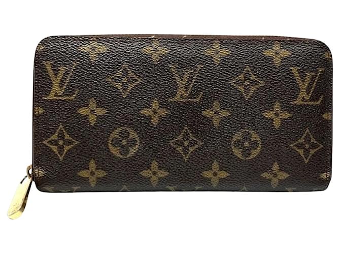 Louis Vuitton Portefeuille zippy Brown Cloth  ref.1220487