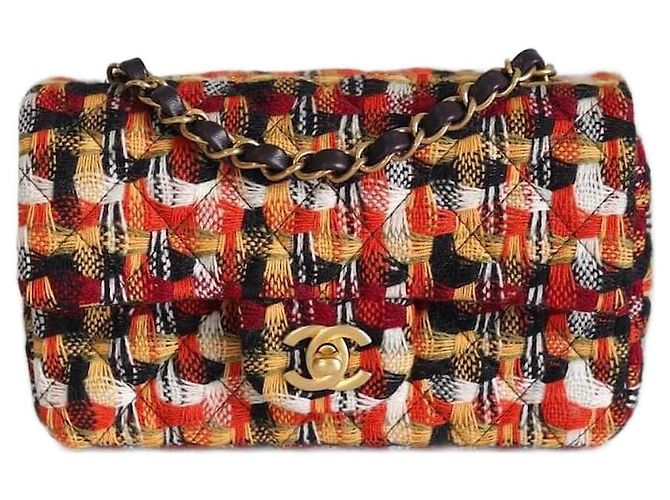 Bolso Chanel Timeless Mini rectangular con solapa Multicolor