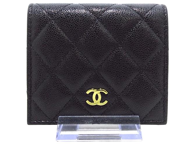 Timeless Chanel Matelassé Black Leather  ref.1220509