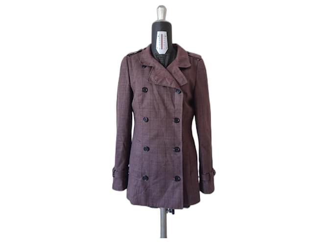 Dolce & Gabbana gabardina de abrigo con chaqueta caban de mujer con botonadura forrada Multicolor Algodón  ref.1220575