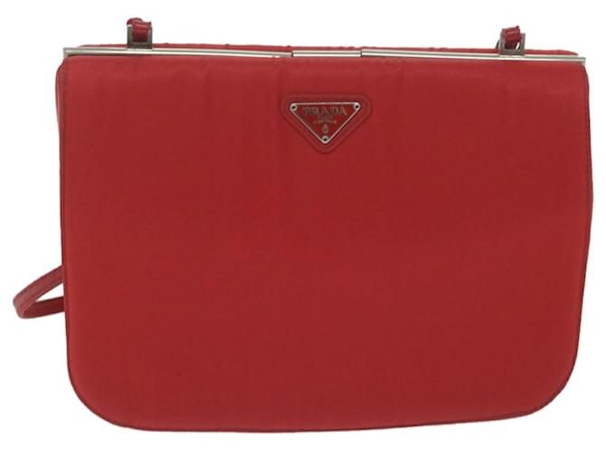 Prada Red Leather  ref.1220578