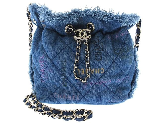 Timeless Chanel Sac Sea Azul John  ref.1220620