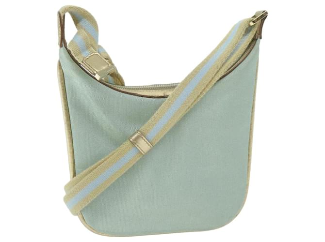 GUCCI Sherry Line Bolso de hombro Lona Beige Azul claro 005 0814 autenticación 64388 Lienzo  ref.1220664