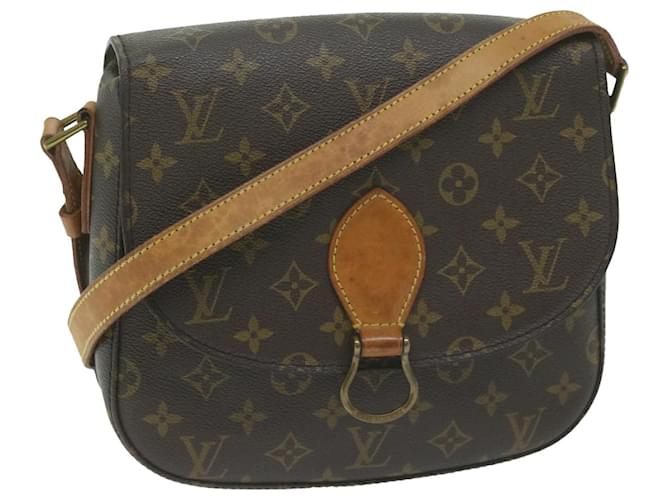 LOUIS VUITTON Monogram Saint Cloud GM Sac à bandoulière M51242 LV Auth yk10155 Toile Monogramme  ref.1220671