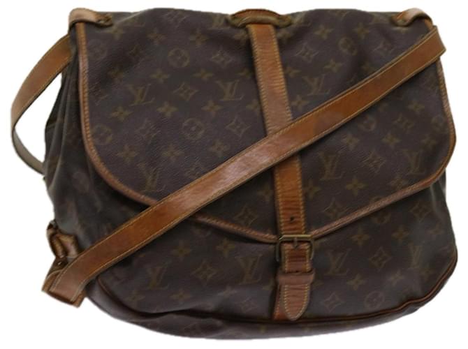 Louis Vuitton Monogram Saumur 35 Shoulder Bag M42254 LV Auth bs11335 Cloth  ref.1220674