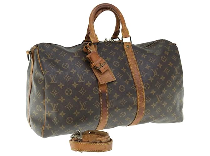 Louis Vuitton Monograma Keepall Bandouliere 45 Boston Bag M41418 LV Auth bs11536 Lona  ref.1220716