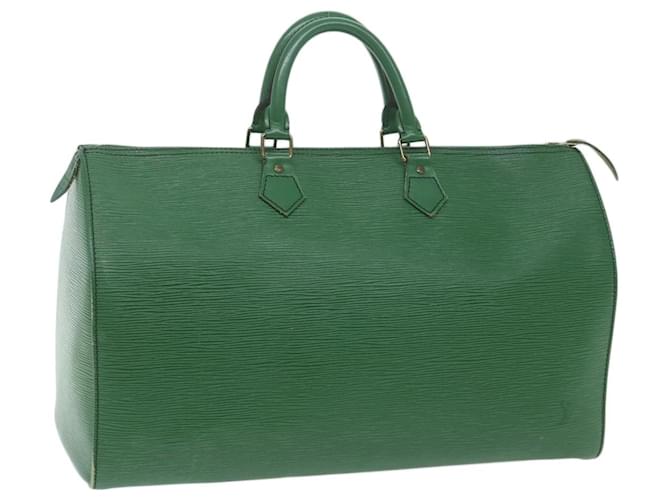 Louis Vuitton Epi Speedy 40 Hand Bag Borneo Green M42984 LV Auth 64465 Leather  ref.1220717