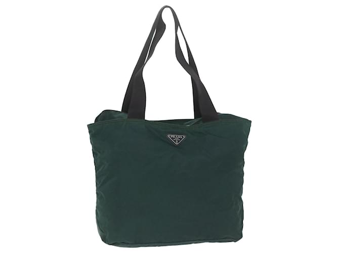 PRADA Tote Bag Nylon Green Auth ac2533  ref.1220720