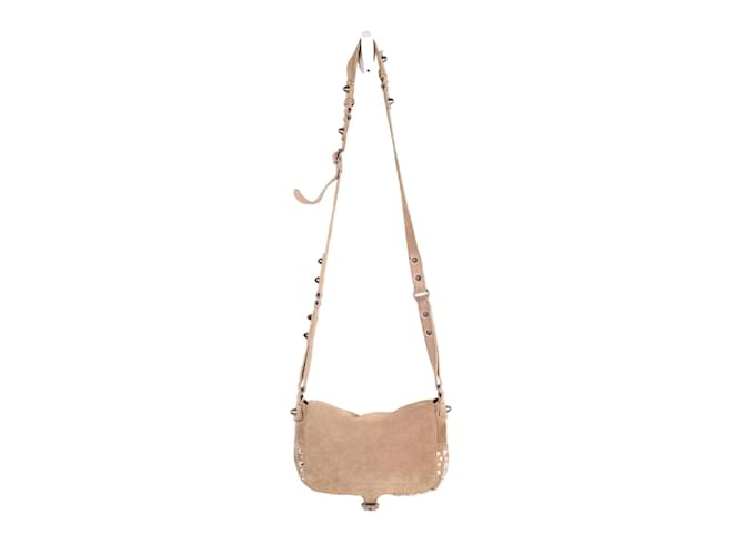 Zadig & Voltaire This shoulder bag features a leather body Brown  ref.1220749
