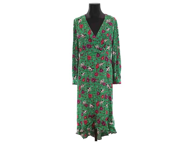 Bash vestido verde Viscosa  ref.1220755
