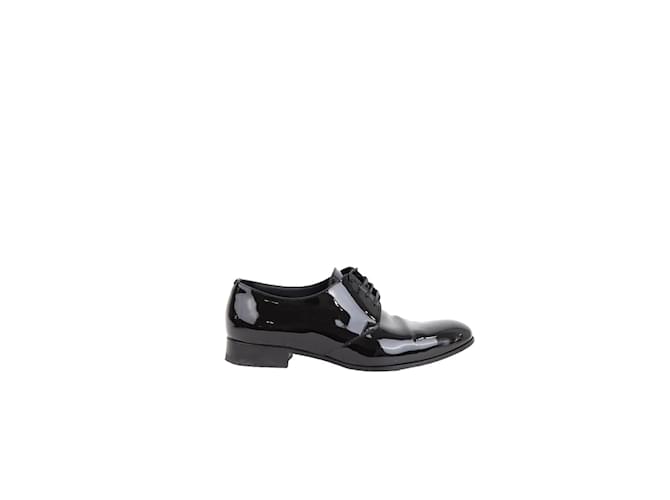 Dior Lace-up Patent Leather Shoes Black  ref.1220771