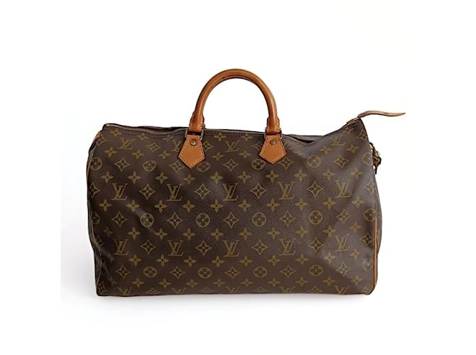 Louis Vuitton Louis Vuitton Speedy 40 monogram handbag Brown  ref.1220790
