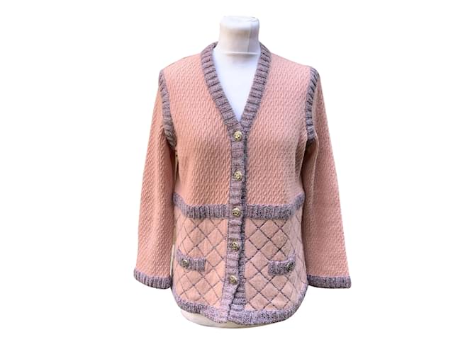 Chanel sweater Pink Silk  ref.1220876