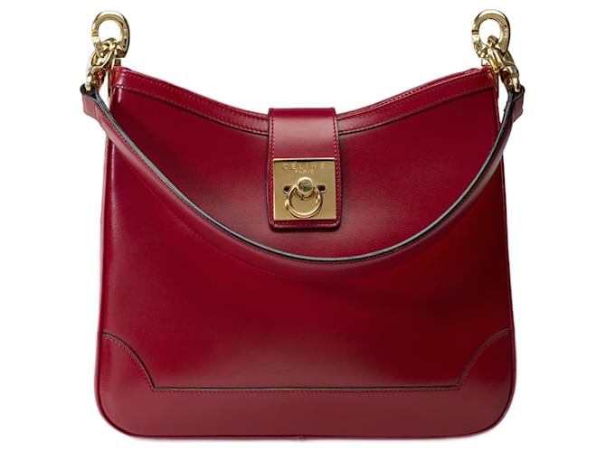 Céline CELINE Bag in Burgundy Leather - 101711 Dark red  ref.1220899