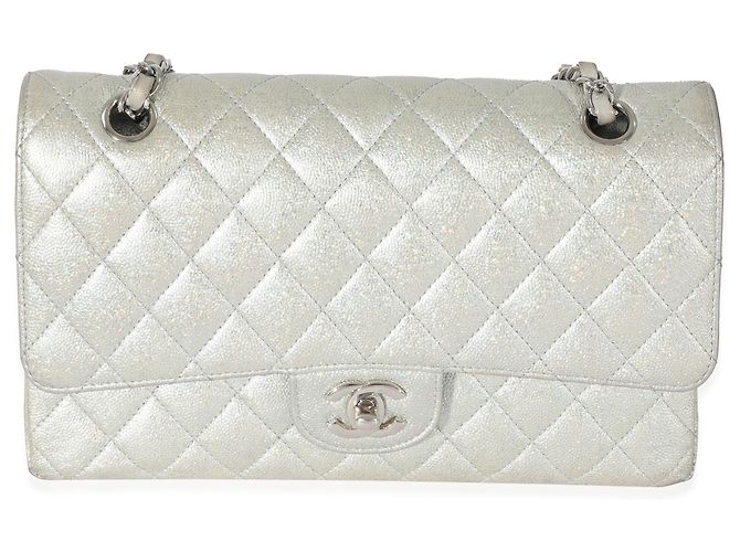 Timeless Chanel 21K Glitter Caviar Medium Classic Double Flap Handtasche