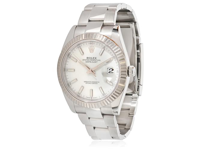 Rolex Datejust 41 126334 Men's Watch In 18kt Stainless Steel/WHITE GOLD  ref.1221156