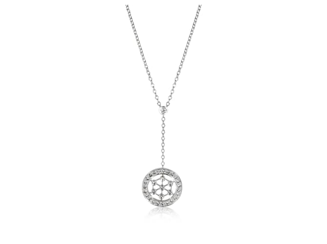 Tiffany & Co TIFFANY Y COMPAÑIA. Colgante Lariat Voile Diamond en platino 0.1 por cierto  ref.1221159