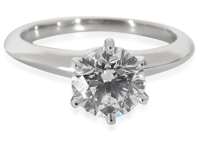 TIFFANY & CO. Diamond Engagement Ring in  Platinum E VS2 1.29 ctw  ref.1221166