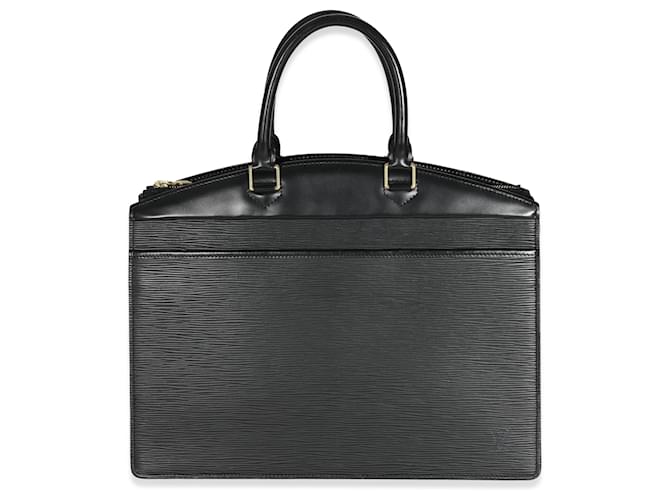 Bolsa Louis Vuitton Vintage Black Epi Riviera Preto Couro  ref.1221176