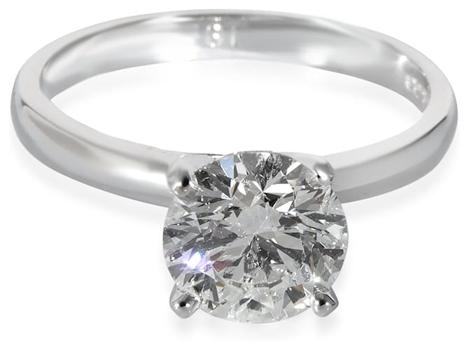 Autre Marque Round Cut Engagement Ring in Platinum D SI1 1.51 ctw  ref.1221178