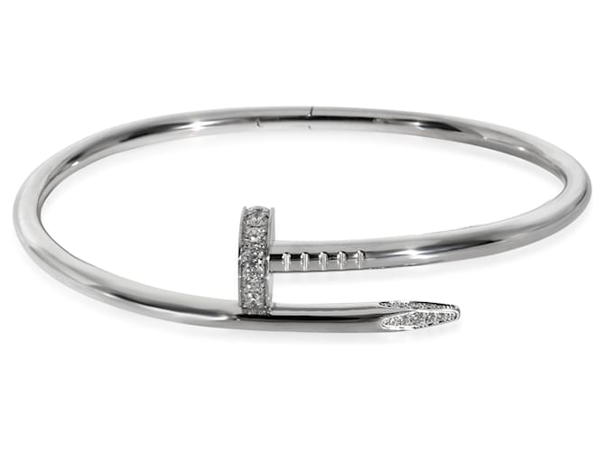 Cartier Juste Un Clou Bracelet Diamant (OR BLANC, Losanges)  ref.1221184