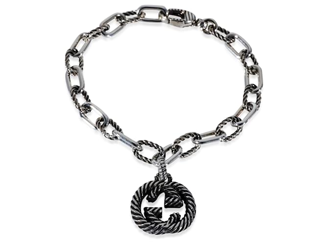 Bracciale Gucci Twisted G in argento Sterling  ref.1221205