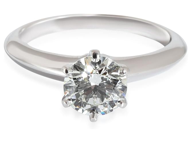 TIFFANY & CO. Tiffany Setting Engagement Ring in  Platinum I VVS1 1.19 ctw  ref.1221253