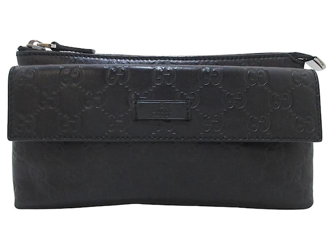 Gucci Shimmer Line Black Leather  ref.1221453