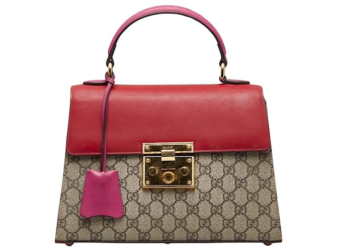 Gucci Padlock Red Leather  ref.1221463