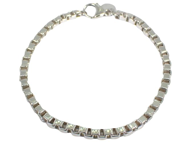 Tiffany & Co Bracelet a maillon Silvery Silver  ref.1221488
