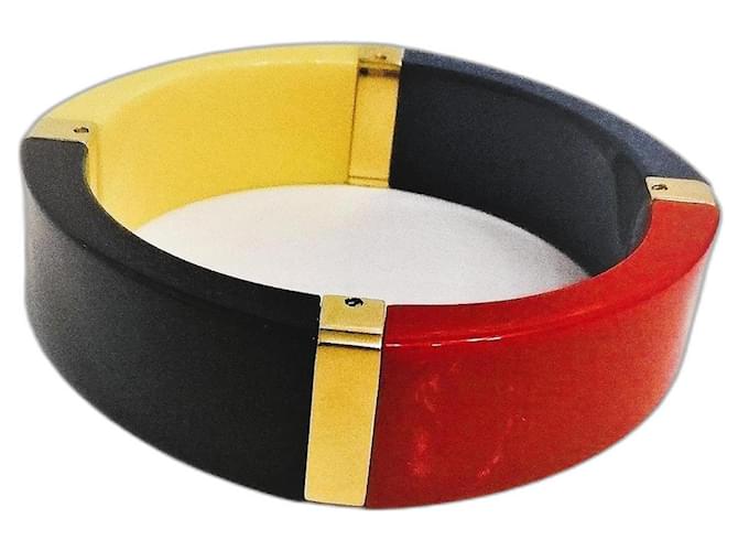 DOLCE & GABBANA multicolored rigid bracelet Multiple colors Resin  ref.1221543