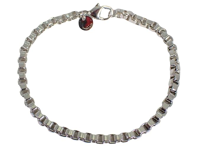 Tiffany & Co Bracelet a maillon Silvery Silver  ref.1221558