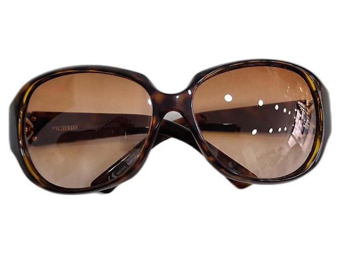 Gafas de sol oversize Boucheron marrones de plástico Castaño