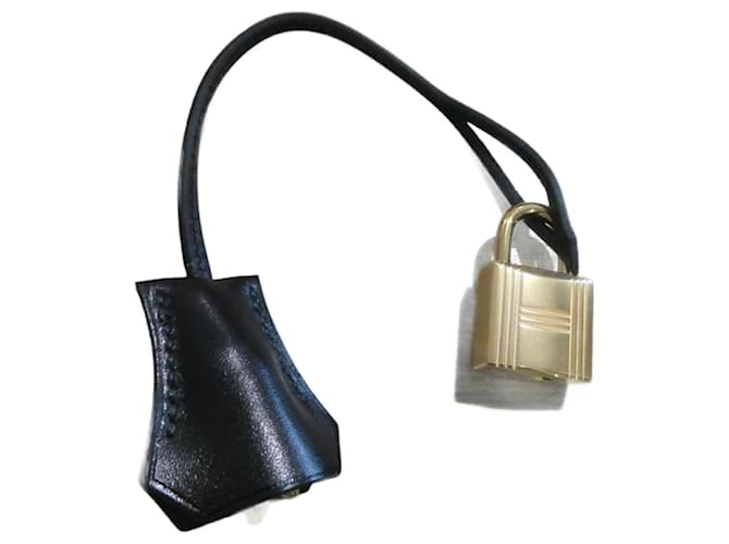 clochette , new Hermès zipper and padlock for Hermès dustbag box bag Gold hardware Steel  ref.1221624