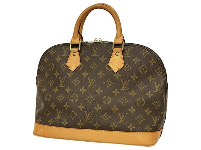 Louis Vuitton Alma Brown Cloth  ref.1221669