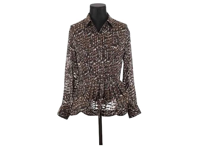 Alaïa Silk wrap blouse Black  ref.1221706