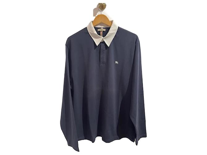 BURBERRY T-Shirts T.Internationale XL-Baumwolle Blau  ref.1221729