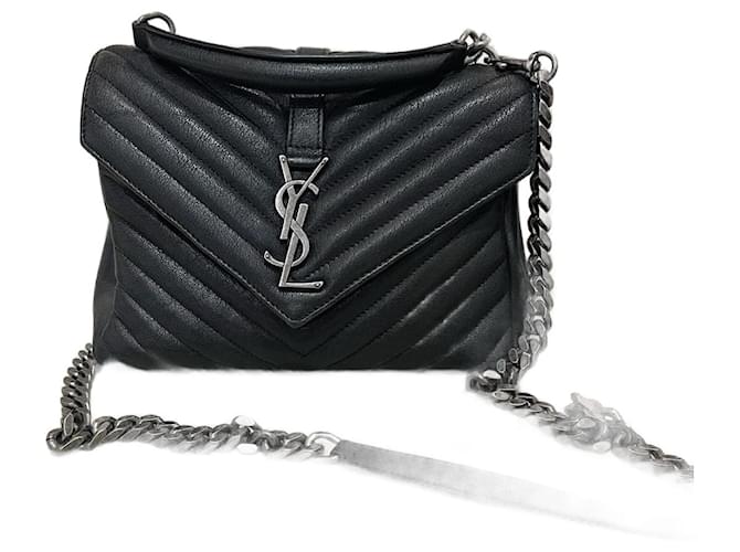 SAINT LAURENT  Handbags T.  leather Black  ref.1221735