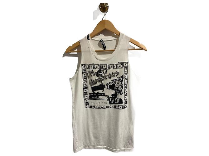 DOLCE & GABBANA Hauts T.IT 40 Coton Blanc