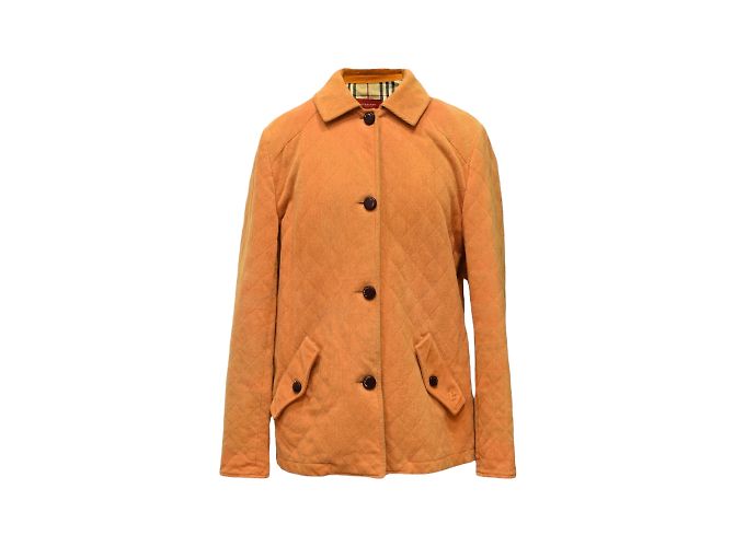 Burberry Jacke aus Baumwolle Orange Gr. L