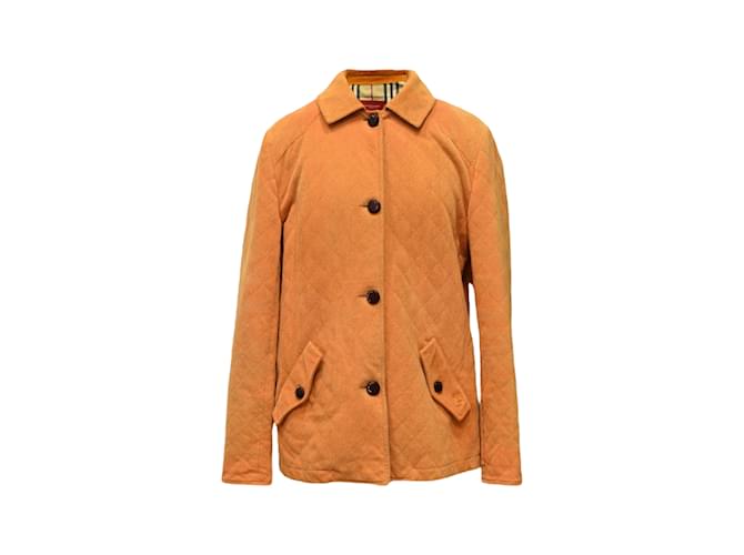 BURBERRY Jackets L  Orange Cotton  ref.1221789