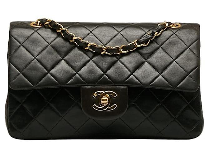 Chanel Timeless/classique Black Leather  ref.1221889