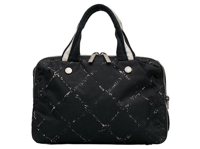 Timeless Chanel Travel line Black Synthetic  ref.1221934